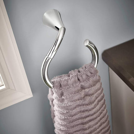 Moen YB2386BL Glyde Towel Ring, Matte Black