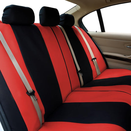 Full Set of Road Master Car Seat Covers, Red