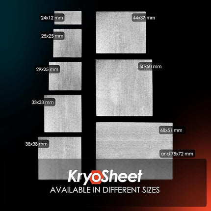 Thermal Grizzly - Kryosheet Graphene Thermal Pad - 75x72x0.2mm - outstanding thermal conductivity, long-term stability & high flexibility, electrically conductive - for CPU & GPU