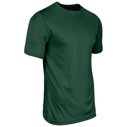CHAMPRO Vision Lightweight Polyester T-Shirt Jersey, Youth Medium, Forest Green