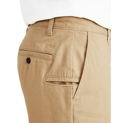 Dockers Men's Classic Fit Perfect Chino Pant, New British Khaki, 42W x 30L