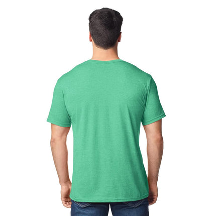 Gildan Softstyle Cotton T-Shirt, Style G64000, Multipack, Heather Irish Green (2-Pack), Medium