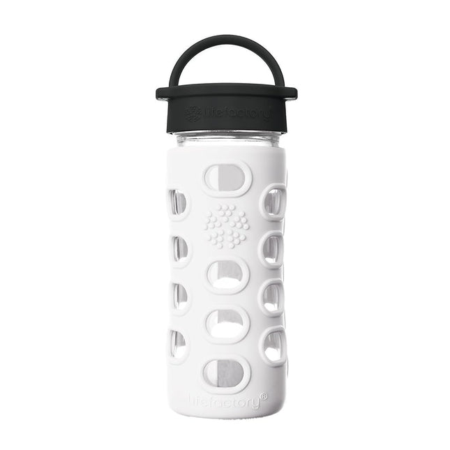 Lifefactory Glass Hydration Bottle Arctic White 35