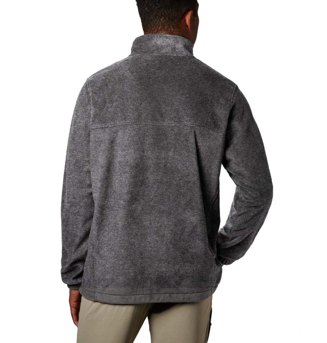 Polaire demi-zippée Columbia Steens Mountain pour homme, Charcoal Heather, 1X