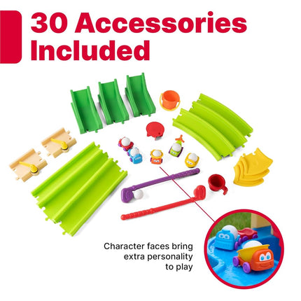 Step2 Putt & Splash Centre Plastic Water Table and Mini Golf Set | Outdoor Toys for the Garden with 30 Accessories | Water Course for Children | 320 x 197 x 73 cm