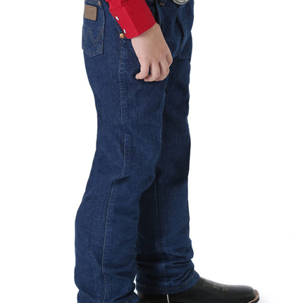 Wrangler Boys' 13MWZ Cowboy Cut Original Fit Jean, Prewashed Indigo, 7