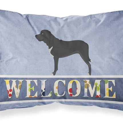 Caroline's Treasures BB8328PILLOWCASE Funda de almohada de tela de mastín danés Broholmer, azul, ligera, supersuave, de fácil cuidado, funda de almohada decorativa, estándar
