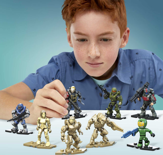 Mega HALO 20th Anniversary Character Pack HALO Infinite Construction Set, Building Toys for Boys [Amazon Exclusive]