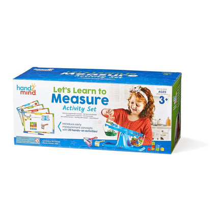 Learning Resources Let's Learn to Measure Activity Set, Kids Measuring Cups, Bucket Balance, MathLink Cubes and Activity Cards Set, Teacher Supplies, Classroom Supplies, Preschool Learning