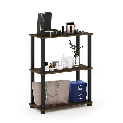 Furinno TURN-S-TUBE Storage Shelves, 3-Tier Book S