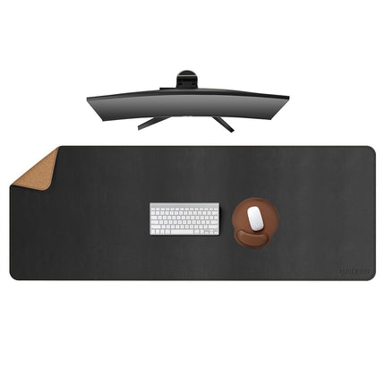 MAIDERN 130 x 50cm Desk Pad, Large Desk Mat, Cork 