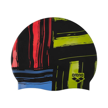 Arena Print 2 Unisex Silicone Swim Cap Pool Bathin