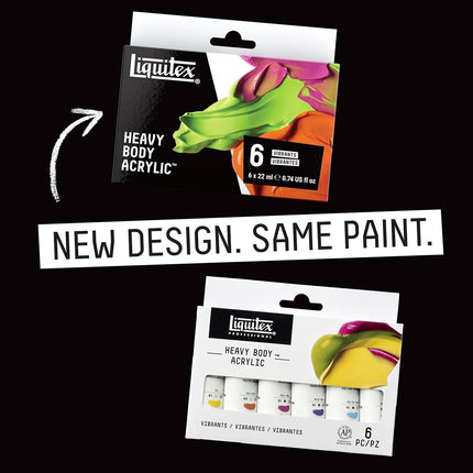 Liquitex Professional Acrylic Heavy Body Set Vibrant 6 X 20ml