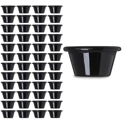 Carlisle 4312203 Ramequin lisse noir de 5 cl (Lot de 48)
