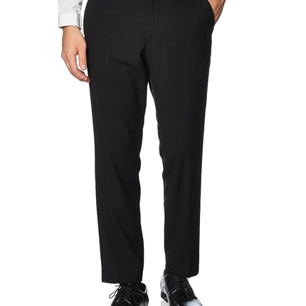 Perry Ellis Men's Portfolio Slim Fit Dress Pants (Waist Size 28-38 Big & Tall), Black Ice, 29W x 30L