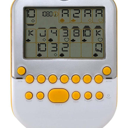 Radica Big Screen Solitaire - White/ Silver with Y