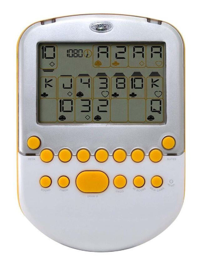 Radica Big Screen Solitaire - White/ Silver with Y