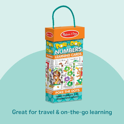 Melissa & Doug Poke-A-Dot Jumbo Number Learning Cards