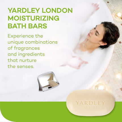 Yardley London Aloe & Avocado Naturally Moisturizing Bath Bar, 4.25 ounce