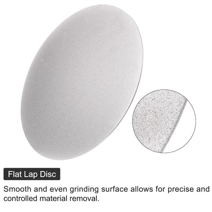 uxcell Diamond Sanding Grinding Disc, 8-Inch (200mm) Grit 240 No Center Hole, Flat Lap Disk Polishing Discs Abrasive Wheel for Gemstone Tile Porcelain Glass Stone Metal