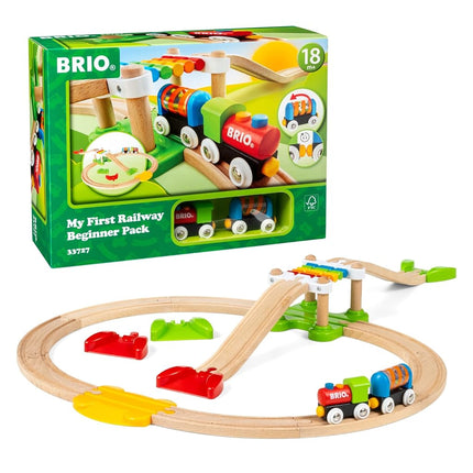 BRIO My First Railway 33727 Beginner Pack Wooden T