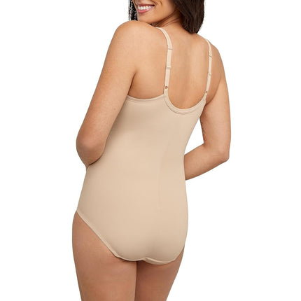 Bali Womens Passion for Comfort Minimizer Body Shaper, 38C, Soft Taupe