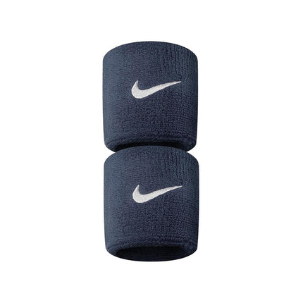 Nike Swoosh Tennis,Squash, Badminton Wrist Bands Sweat Bands (Navy Blue)
