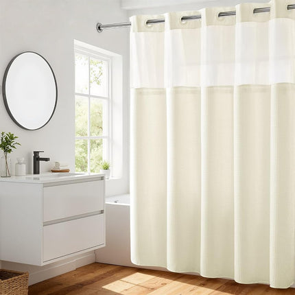 River Dream No Hooks Required Waffle Weave Shower 