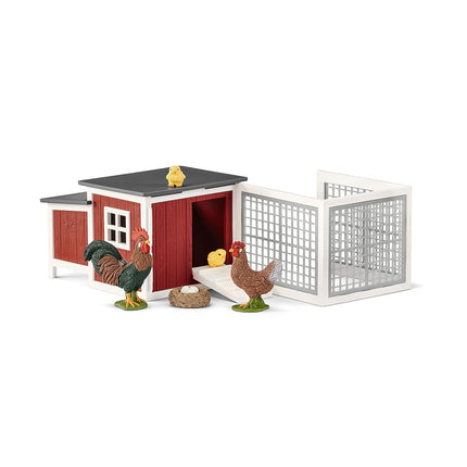 Schleich Farm World - Chicken Coop Playset - Kids 