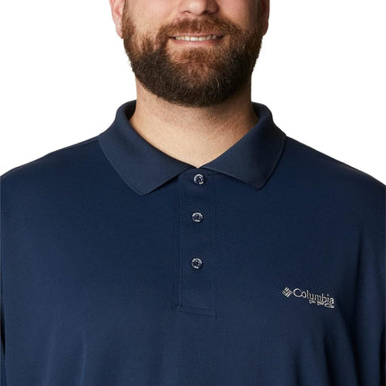 Columbia Men's Perfect Cast Polo Shirt, Collegiate Navy, XX-Small