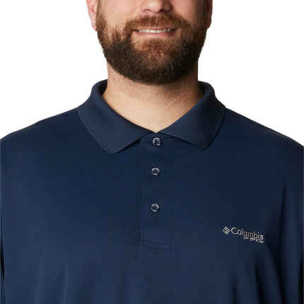 Columbia Men's Perfect Cast Polo Shirt, Collegiate Navy, XX-Small