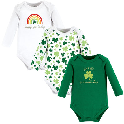Hudson Baby Baby Girls Cotton Long-sleeve Bodysuit