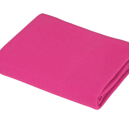 Sábana Ajustable de Punto de Jersey de Algodón 100% Natural Supreme de American Baby Company para Colchones de Cuna y Niño Pequeño Estándar, Fucsia, Suave y Transpirable, para Niñas, 28 X 52 pulgadas