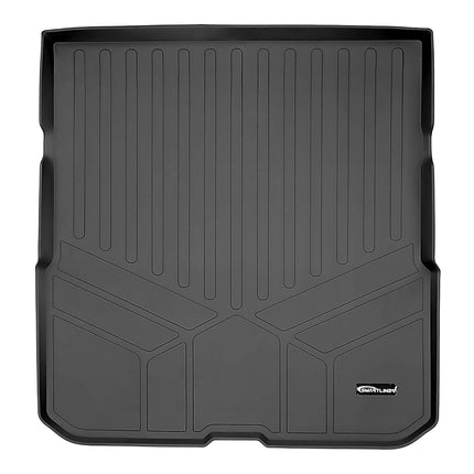 SMARTLINER All Weather Custom Fit Cargo Trunk Liner Floor Mat Behind 2nd Row Black for 2016-2019 Honda Pilot
