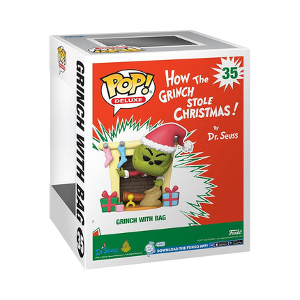 Funko POP! Deluxe: How the Grinch Stole Christmas - Grinch with Bag