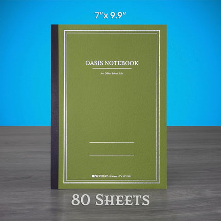 ITOYA Oasis Notebook (Avocado, B5 (7"x9.9") Large)