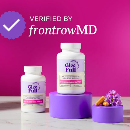 GleeFull Over 30 Hormone Support - Menopause Supplements for Women - Hormone Balance for Women