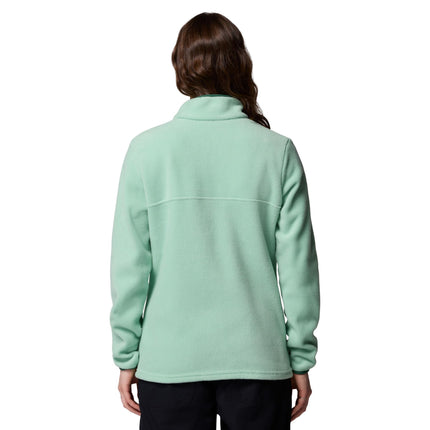 Polaire demi-zippée Columbia Benton Springs 2 pour femme, polaire, New Mint/Rain Forest, S