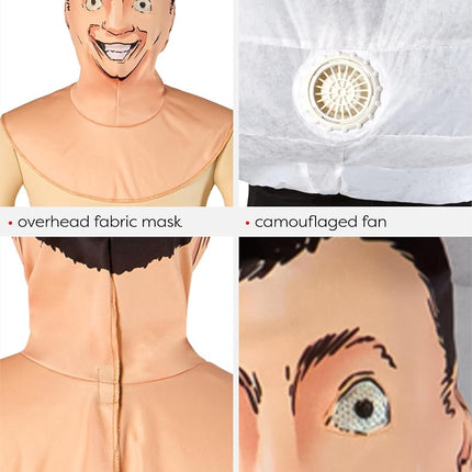 Rubies Official Skibidi Inflatable Toilet Child Costume, Kids Fancy Dress, One Size Halloween
