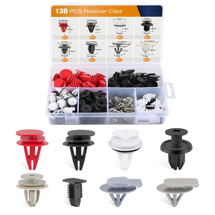 GOOACC 130PCS Body Interior and Exterior Retainer 