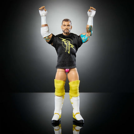 Mattel WWE Elite Action Figure & Accessories, Series #113 6-inch Collectible 6-inch Collectible CM Punk with 25 Articulation Points & Swappable Hands, JCH87