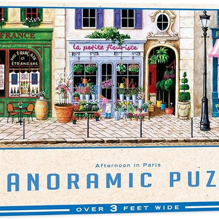 MasterPieces 1000 Piece Jigsaw Puzzle for Adults, Family, Or Kids - Afternoon in Paris - 13"x39"