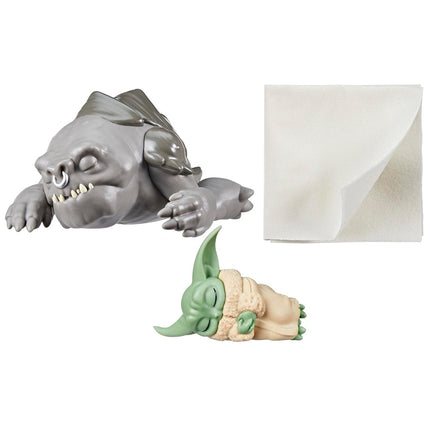 The Bounty Collection Taming The Beast Pack, Rancor & Grogu Mini Action Figures, 2.25-Inch Scale Toys for 4 Year Old Boys & Girls