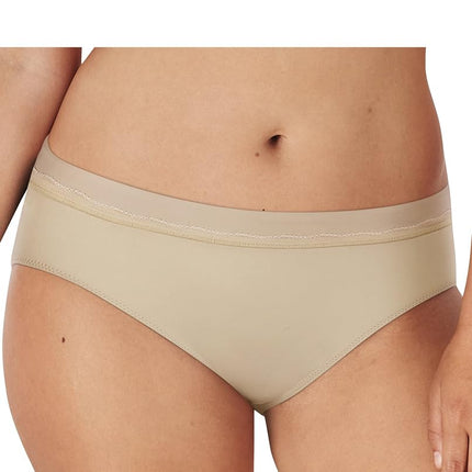 Bali Bikini de microfibra liso One Smooth U para mujer, color almendra, 9