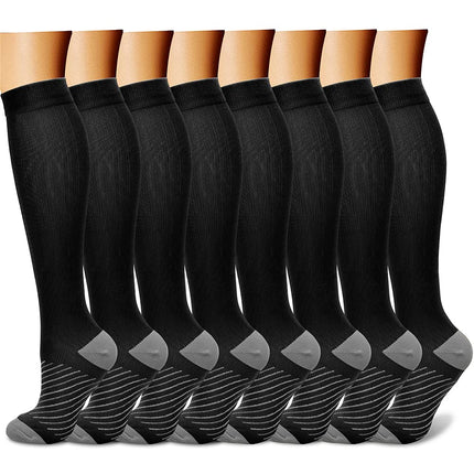 CHARMKING Compression Socks for Women & Men (8 Pai