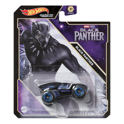 Hot Wheels Character Cars � Complete 6?Pack (HHB74?956G) | Includes Black Panther, Namor, Shuri, Ms. Marvel, Captain Marvel & America Chavez | 1:64 Die?Cast Vehicles � Ages 3+