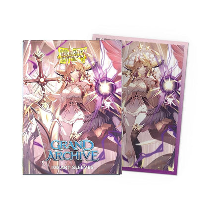 Dragon Shield | Grand Archive Matte Art Sleeves | 100 CT - Smooth & Tough Premium TCG Sleeves | Compatible with Pokemon, One Piece & Magic the Gathering | Haniel, Archangel of Spectra