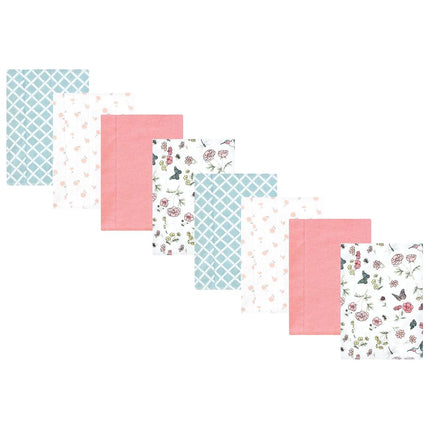 Lot de langes en flanelle de coton et polyester Hudson Baby, motif colibris, lot de 8, taille unique
