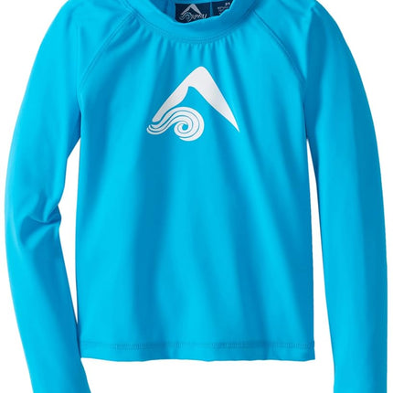 Kanu Surf Boys' Platinum Rashguard, Blue, 14-16