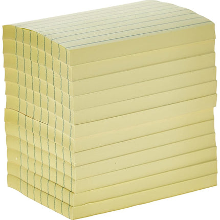 Original Notes, 3 x 5, Lined, Canary Yellow, 12 100-Sheet Pads/Pack